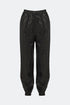 Medusa zipper detailed trousers