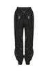 Medusa zipper detailed trousers