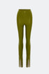 Delhi vegan leather high waist tights
