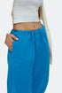 Azure cargo trousers