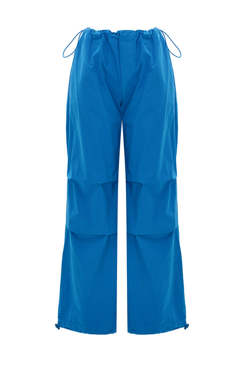 Azure cargo trousers