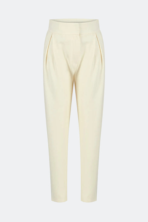 Pleated Carrot Trousers