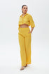 Shell Yellow Loose Fit Trousers