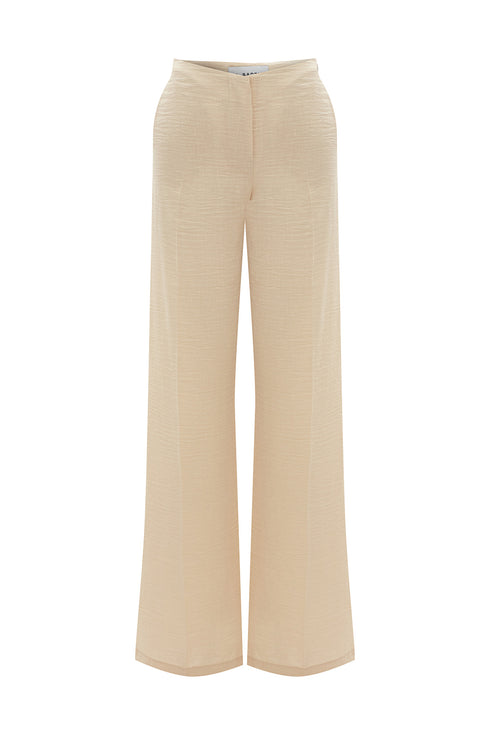 Rice Paper High Waist Trousers