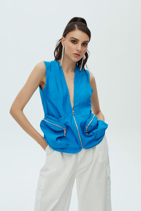 White Cargo Trousers