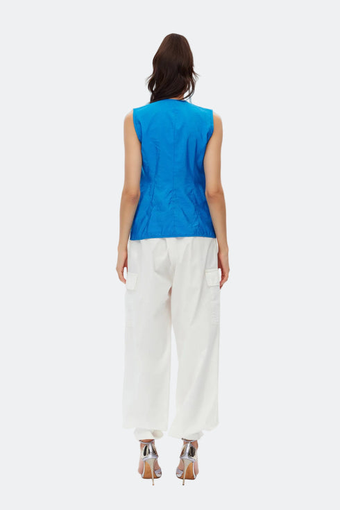 White Cargo Trousers
