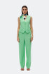 Keely green v neck vest