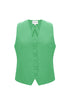 Keely green v neck vest