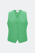Keely green v neck vest