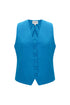 Azure blue v neck vest