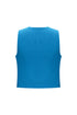 Azure blue v neck vest