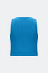 Azure blue v neck vest
