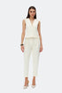 White jasmine v neck vest