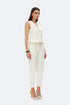 White jasmine v neck vest
