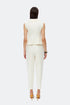 White jasmine v neck vest