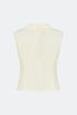 White jasmine v neck vest