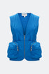 Azure Pocket Detailed Vest