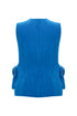 Azure Pocket Detailed Vest