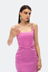 Persian pink corset mini dress