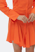 Frill detailed shirt mini dress