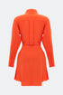 Frill detailed shirt mini dress