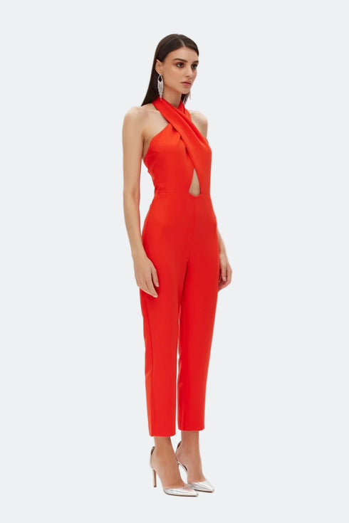 Nova cross halterneck jumpsuit
