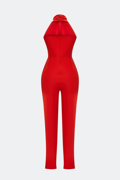 Nova cross halterneck jumpsuit
