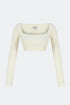 Square Collar Crop Top