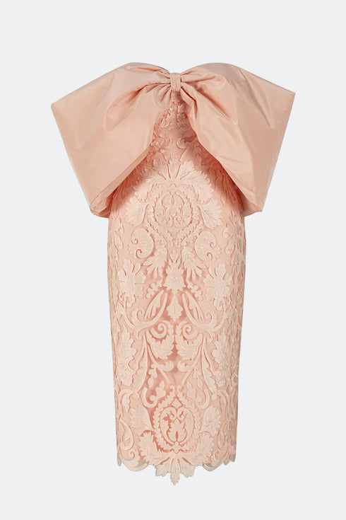Puff Shoulder Symmetric Dress