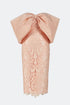 Puff Shoulder Symmetric Dress