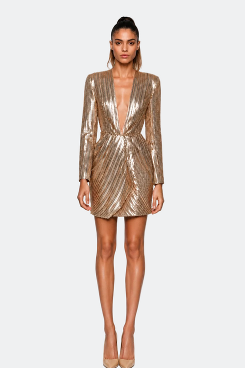 Sequin Jacket Dress