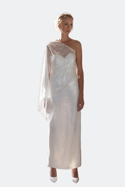 One Shoulder Sequin Dress