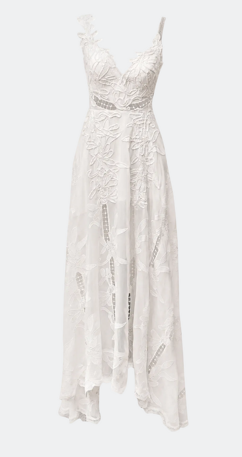 Wedding Dress Transparent Detail