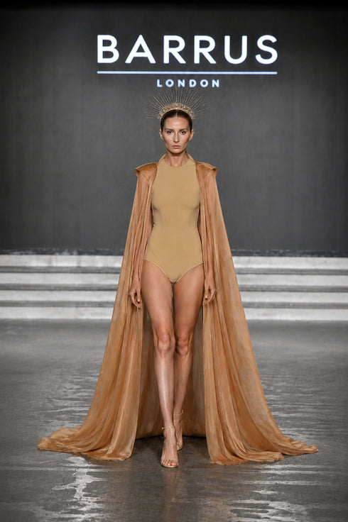 Swimsuit With Cape Detail