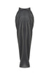 ASH DEEP SLIT DRAPE LONG SKIRT