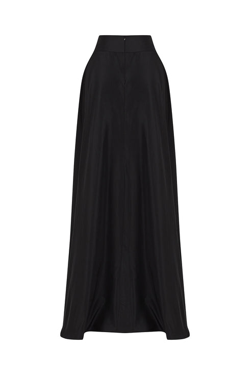 BLACK NIGHT A LINE LONG SKIRT