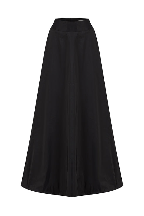 BLACK NIGHT A LINE LONG SKIRT