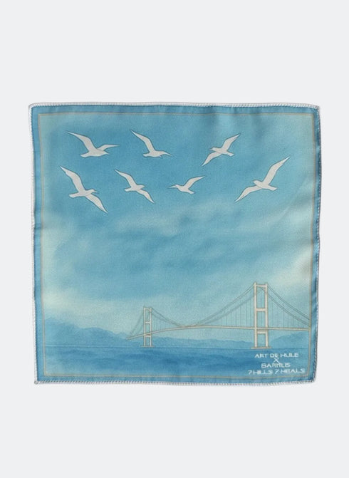 BARRUS X ART DE HUILE -BOĞAZİÇİ - THE BOSPHORUS HANDKERCHIF