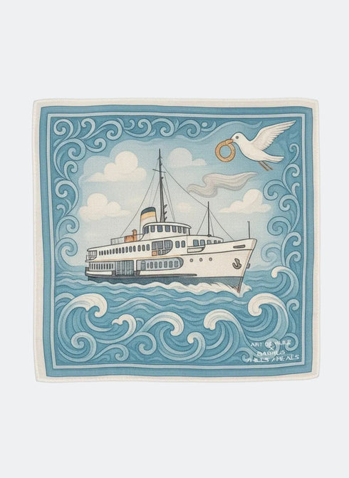 BARRUS X ART DE HUILE -ISTANBUL USKUDAR HANDKERCHIF