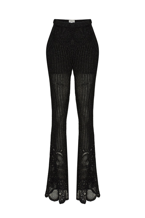 BELIZE SHINY FLARE TROUSERS