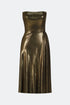 Strapless Square Neck Midi Dress