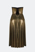 Strapless Square Neck Midi Dress