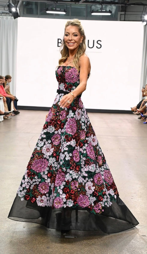 Midnight Bloom Maxi Dress