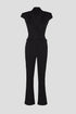 Bootcut Black Long Jumpsuit