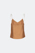 Soft V-Neck Chain Hanging Blouse