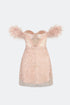 Low-Rise Shoulder Straps Mini Dress