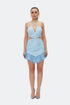 Transparent Detailed Mini Dress