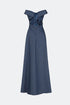 A Form Dress With Chest Knot Detail