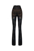 High Waist Flared Trousers