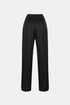 Straight Cut Trousers With Metal Detail